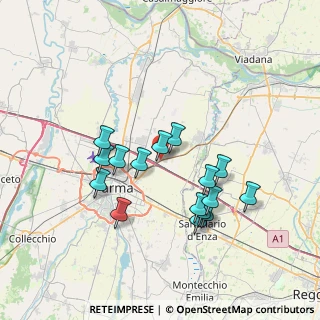 Mappa Via Bogolese, 43122 Chiozzola PR, Italia (6.6675)