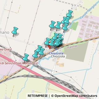 Mappa Via Bogolese, 43058 Chiozzola PR, Italia (0.34286)