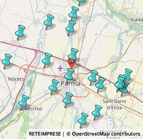 Mappa Via Luigi Anedda, 43122 Parma PR, Italia (9.781)