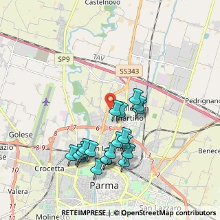 Mappa Via Luigi Anedda, 43122 Parma PR, Italia (1.94)