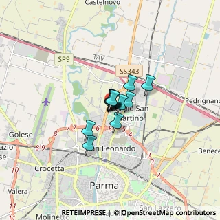 Mappa Via Luigi Anedda, 43122 Parma PR, Italia (0.61)