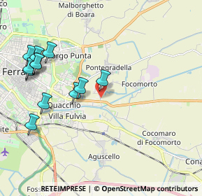 Mappa Via Pomposa, 44123 Ferrara FE, Italia (2.32583)