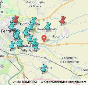 Mappa Via Pomposa, 44123 Ferrara FE, Italia (2.241)