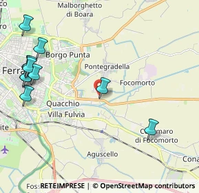 Mappa Via Pomposa, 44123 Ferrara FE, Italia (2.74364)