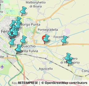 Mappa Via Pomposa, 44123 Ferrara FE, Italia (2.651)