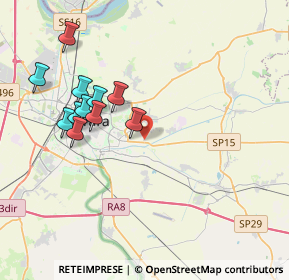 Mappa Via Pomposa, 44123 Ferrara FE, Italia (3.82273)