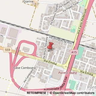 Mappa Via Correggio, 22, 43010 Fontevivo, Parma (Emilia Romagna)