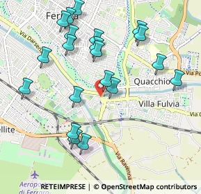 Mappa Piazza S. Giorgio, 44124 Ferrara FE, Italia (1.0675)