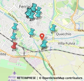 Mappa Piazza S. Giorgio, 44124 Ferrara FE, Italia (1.1135)