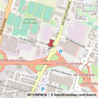 Mappa Via San Leonardo, 86, 43100 Parma, Parma (Emilia Romagna)