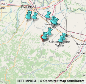 Mappa Via Don Vincenzo Molinari, 29018 Lugagnano Val D'arda PC, Italia (11.72333)