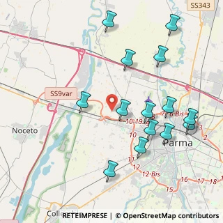 Mappa Via Ciro Menotti, 43125 Parma PR, Italia (4.46714)