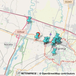 Mappa Via Ciro Menotti, 43125 Parma PR, Italia (3.51923)