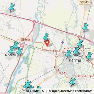 Mappa Via Ciro Menotti, 43125 Parma PR, Italia (6.90313)