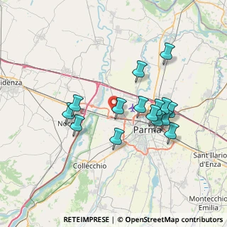 Mappa Via Ciro Menotti, 43125 Parma PR, Italia (6.642)