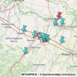 Mappa Via Ciro Menotti, 43125 Parma PR, Italia (13.04364)