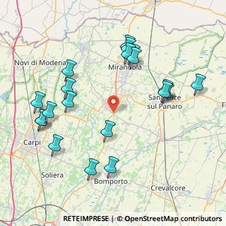 Mappa SP 5, 41036 Medolla MO, Italia (9.133)