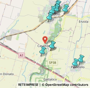 Mappa Strada del Canale, 43058 Sorbolo PR, Italia (2.35583)