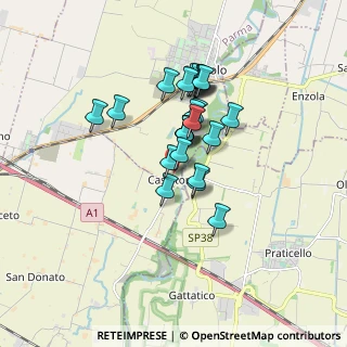 Mappa Strada del Canale, 43058 Sorbolo PR, Italia (1.28)