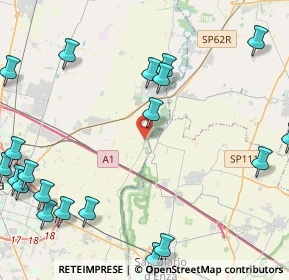 Mappa Strada del Canale, 43058 Sorbolo PR, Italia (6.18)