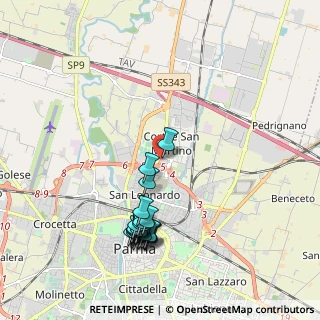 Mappa Centro Torri, 43122 Parma PR, Italia (2.1315)