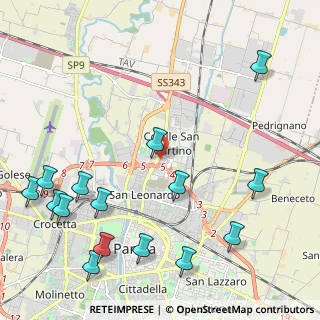 Mappa Centro Torri, 43122 Parma PR, Italia (2.85133)