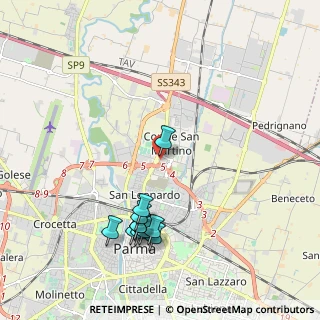 Mappa Centro Torri, 43122 Parma PR, Italia (2.14909)