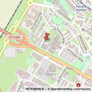 Mappa Via Melchiorre Fardella, 11, 44124 Ferrara, Ferrara (Emilia Romagna)