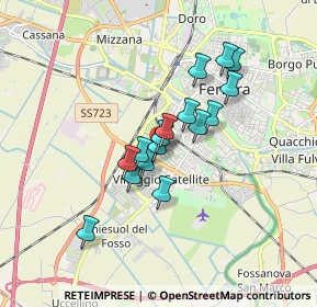 Mappa Via Verga Giovanni, 44124 Ferrara FE, Italia (1.28313)