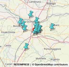 Mappa Via Verga Giovanni, 44124 Ferrara FE, Italia (7.98429)