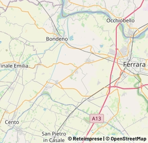 Mappa 44047 Sant Agostino FE, Italia (10.799)