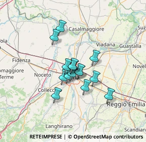 Mappa Piazza Carlo Emilio Gadda, 43122 Parma PR, Italia (8.78)