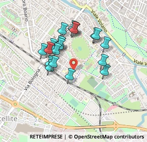 Mappa Via Luigi Bosi, 44122 Ferrara FE, Italia (0.3825)