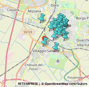 Mappa Via Giovanni Falcone, 44124 Ferrara FE, Italia (1.594)