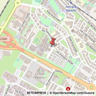 Mappa Via Giovanni Verga, 47, 44124 Ferrara, Ferrara (Emilia Romagna)
