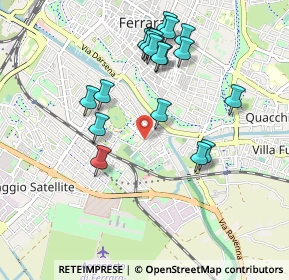 Mappa Via Del Campo Cimitero, 44122 Ferrara FE, Italia (0.9675)