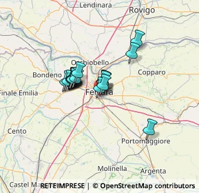 Mappa Via Del Campo Cimitero, 44122 Ferrara FE, Italia (8.63722)