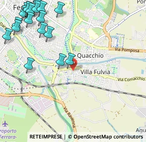 Mappa Via Capodistria, 44124 Ferrara FE, Italia (1.564)