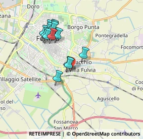 Mappa Via Capodistria, 44124 Ferrara FE, Italia (1.67714)