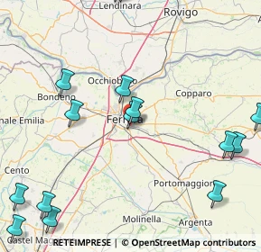 Mappa Via Capodistria, 44124 Ferrara FE, Italia (23.11267)