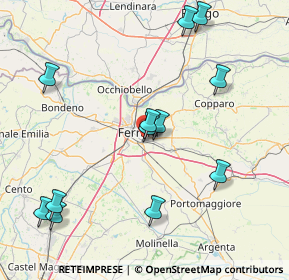 Mappa Via Capodistria, 44124 Ferrara FE, Italia (18.07333)