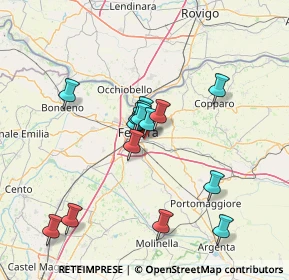 Mappa Via Capodistria, 44124 Ferrara FE, Italia (12.32467)