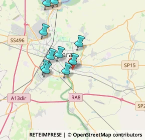 Mappa Via Capodistria, 44124 Ferrara FE, Italia (3.79364)