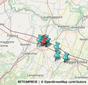 Mappa Strada Traversante S. Leonardo, 43122 Parma PR, Italia (8.09769)