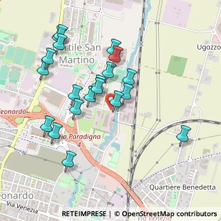 Mappa Strada Traversante S. Leonardo, 43122 Parma PR, Italia (0.4865)