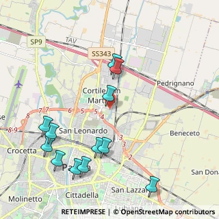Mappa Strada Traversante S. Leonardo, 43122 Parma PR, Italia (2.4075)