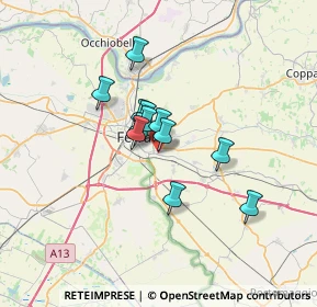 Mappa Via Val Mezzano, 44124 Ferrara FE, Italia (4.43083)