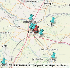 Mappa Via Val Mezzano, 44124 Ferrara FE, Italia (10.51545)