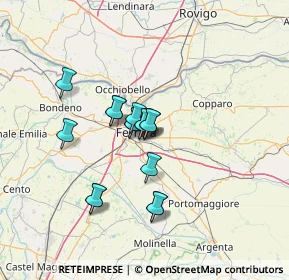 Mappa Via Val Mezzano, 44124 Ferrara FE, Italia (9.54438)