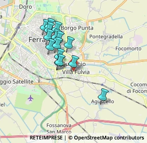 Mappa Via Val Mezzano, 44124 Ferrara FE, Italia (1.58933)